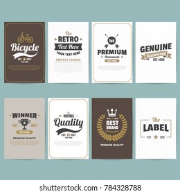 Vintage Retro Vector Logo for banner, poster, flyer