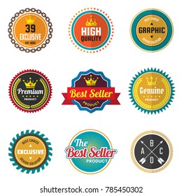 Vintage Retro Vector Logo for banner, poster, flyer