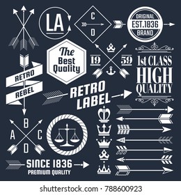 Vintage Retro Vector Logo for banner, poster, flyer