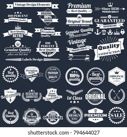 Vintage Retro Vector Logo for banner, poster, flyer