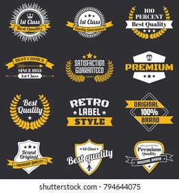 Vintage Retro Vector Logo for banner, poster, flyer