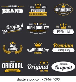 Vintage Retro Vector Logo for banner, poster, flyer