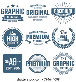 Vintage Retro Vector Logo for banner, poster, flyer