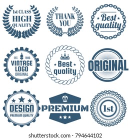 Vintage Retro Vector Logo for banner, poster, flyer