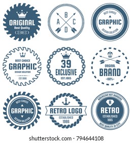 Vintage Retro Vector Logo for banner, poster, flyer
