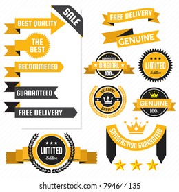 Vintage Retro Vector Logo for banner, poster, flyer