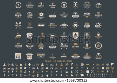 Vintage Retro Vector Logo for banner, poster, flyer