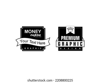 Vintage Retro Vector Logo for banners, posters, flyers, coupons, tickets, product labels