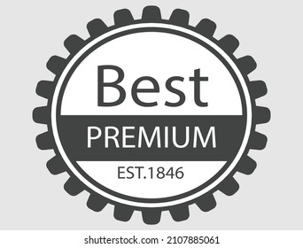 Vintage Retro Vector Logo  , Premium Quality