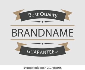 Logotipo vintage retro vectorial , Calidad Premium