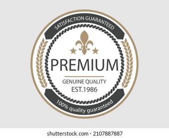 Vintage Retro Vector Logo  , Premium Quality