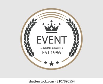 
Vintage Retro Vector Logo  , Premium Quality