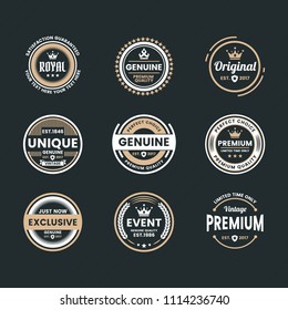 Vintage Retro Vector Logos for banner, poster, flyer