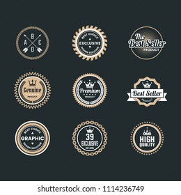 Vintage Retro Vector Logos for banner, poster, flyer