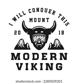 Vintage retro winter sport ski snowboard or adventure emblem, logo, badge, label. mark, poster or print. Monochrome Graphic Art. Vector Illustration. Engraving woodcut style.
