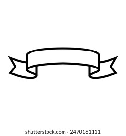 Vintage Ribbon Banner Template Vector