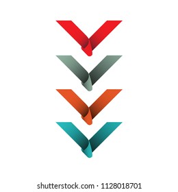 Vintage Ribbon Frame Vector Template Design Illustration
