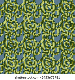 Vintage ribbon mesh seamless pattern. Vector illustration for print, fabric, cover, packaging, interior decor, blog decoration and other your projects.