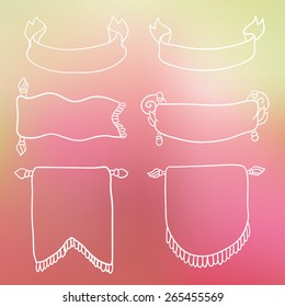 vintage ribbon set 