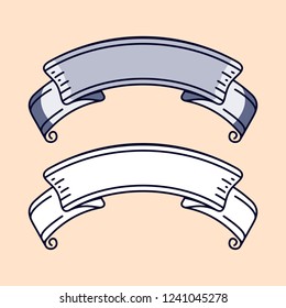 vintage ribbon vector
