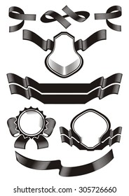 Vintage Ribbon. Vector Collection