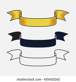 vintage ribbon vector design