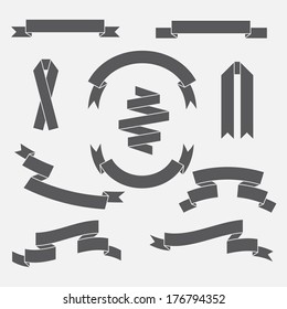 Vintage ribbons set