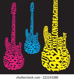 vintage rock typography,tee shirt graphic