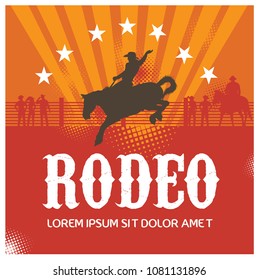 vintage rodeo poster