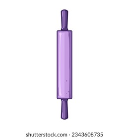 vintage rolling pin cartoon. cylinder drawing, logo line, bake cooking vintage rolling pin sign. isolated symbol vector illustration