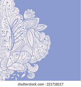 Vintage romantic background with bird on grunge background. 