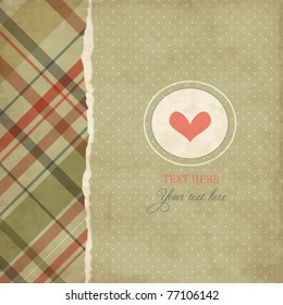 Vintage romantic card