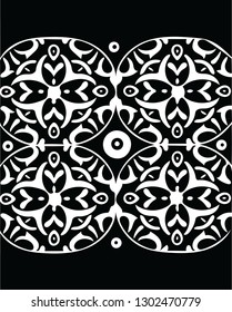 Vintage romantic lace texture vector pattern decorative shape design for creative ideas