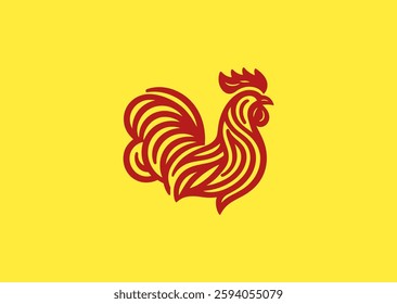 Vintage Rooster Logo – A bold vintage-style rooster, representing tradition, pride, and vigilance.