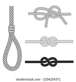 Vintage Rope Border Frame in Vector