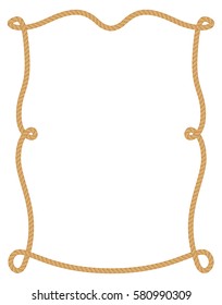 Vintage rope frame