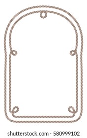Vintage rope frame