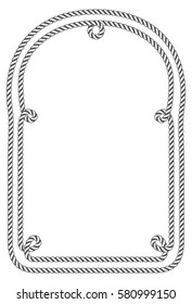 Vintage rope frame