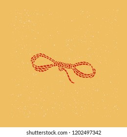 Vintage Rope Illustration, can be used as t-shirt design, poster, design element, logo in web and print