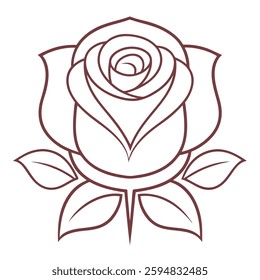 Vintage Rose Flower Vector Illustration Seamless Floral Pattern Design
