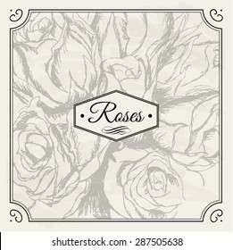 Vintage Roses Background