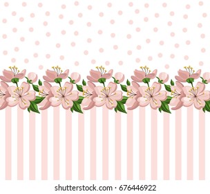 Vintage Roses Floral card Vector summer roses pattern. Hand drawn illustrations