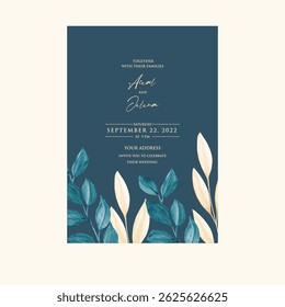 Vintage rose-themed card with delicate background and clean layout.

