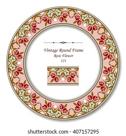 Vintage Round Retro Frame