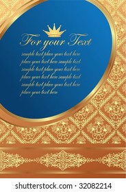 vintage royal background with space for text
