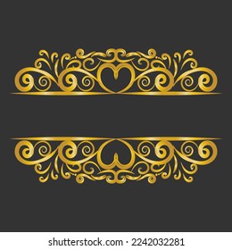 Vintage royal frame , Floral elements for design monograms, invitations, frames, menus and labels. Graphic design of the website, cafes, boutiques, hotels, wedding invitations.