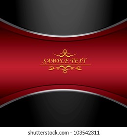 vintage royal gold background. vector illustration.