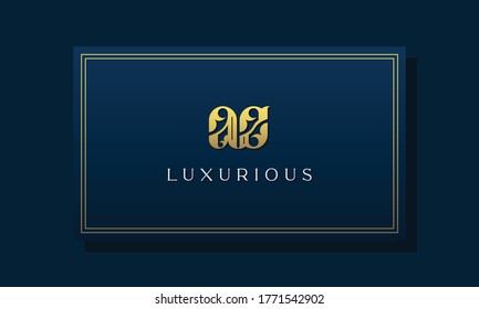 Vintage royal initial letter AZ logo. This logo incorporate with luxurious typeface in the creative way.It will be suitable for Royalty, Boutique, Hotel, Heraldic, fashion and Jewelry.
