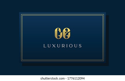 Vintage royal initial letter CE logo. This logo incorporate with luxurious typeface in the creative way.