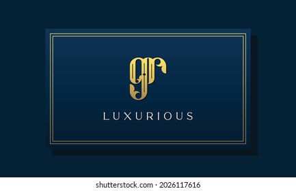 Vintage royal initial letters GR logo. This logo incorporate with luxurious typeface in the creative way. It will be suitable for Royalty, Boutique, Hotel, Heraldic, fashion and Jewelry.